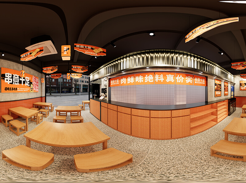 串意十足门店效果图